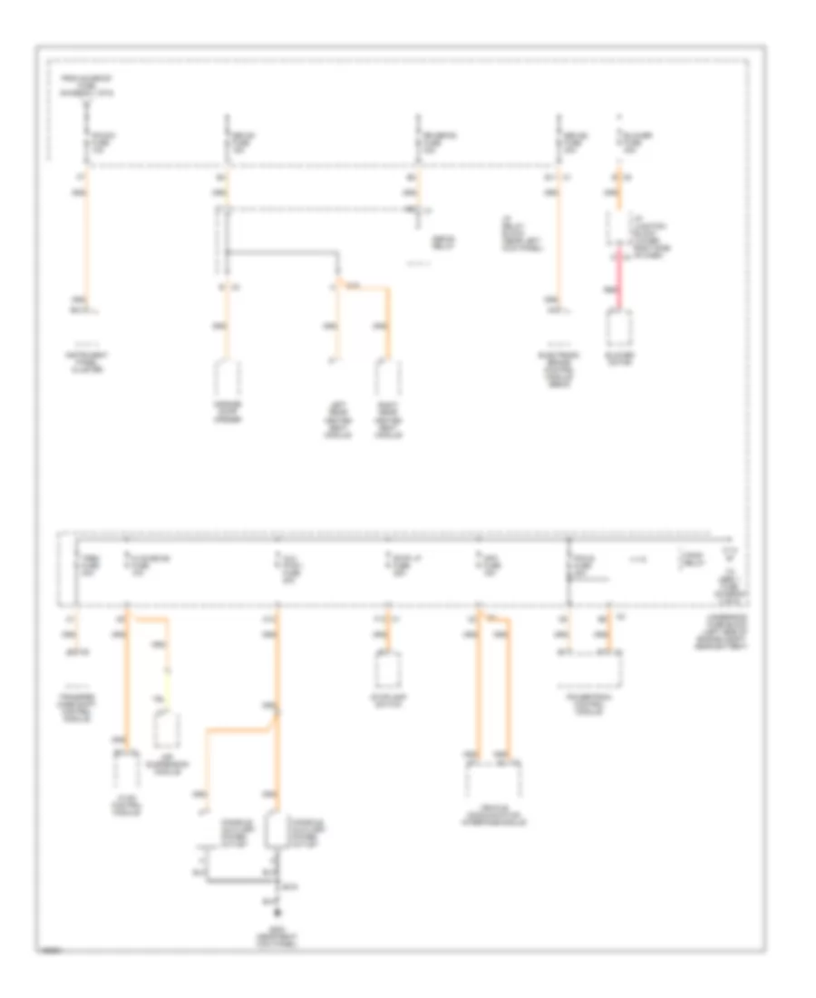 Power Distribution Wiring Diagram 2 of 6 for Hummer H2 2003