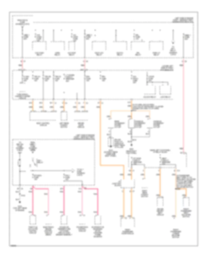 Power Distribution Wiring Diagram 3 of 6 for Hummer H2 2003