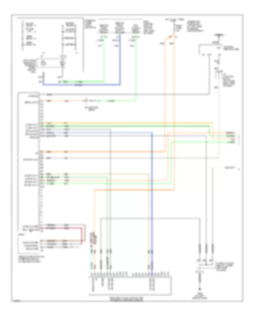 Radio Wiring Diagram 1 of 2 for Hummer H2 2003
