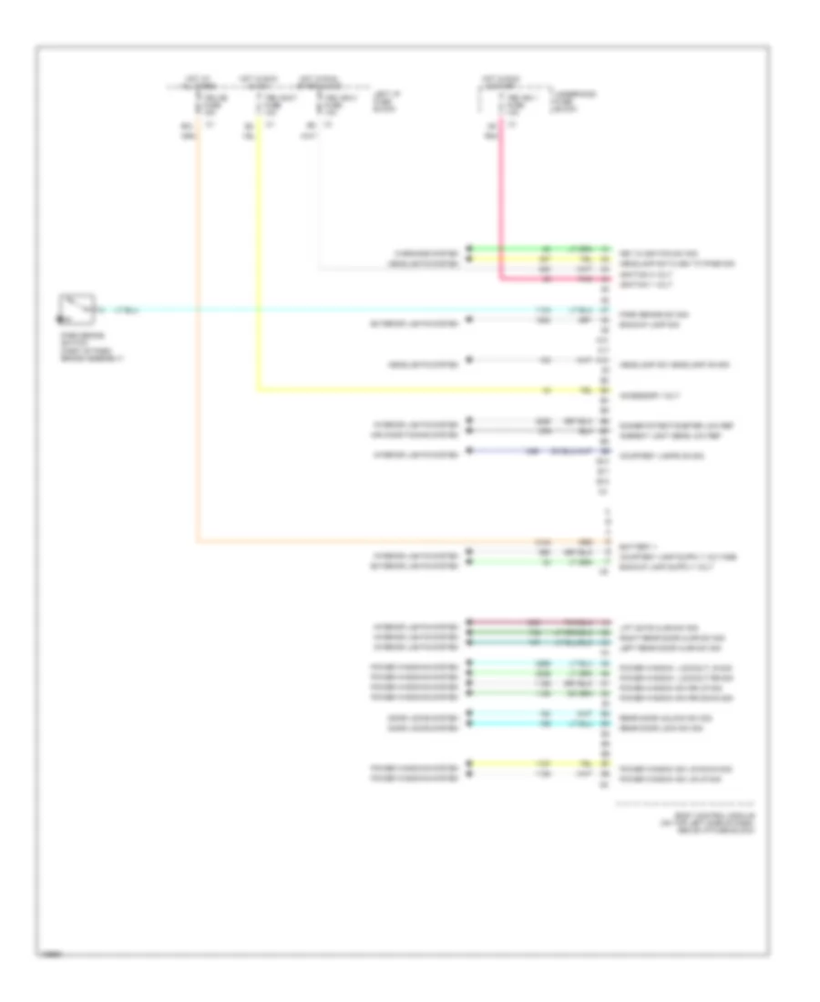 Body Control Modules Wiring Diagram 2 of 2 for Hummer H2 2004