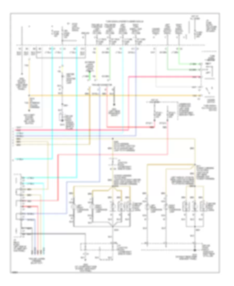 Exterior Lamps Wiring Diagram 2 of 2 for Hummer H2 2004