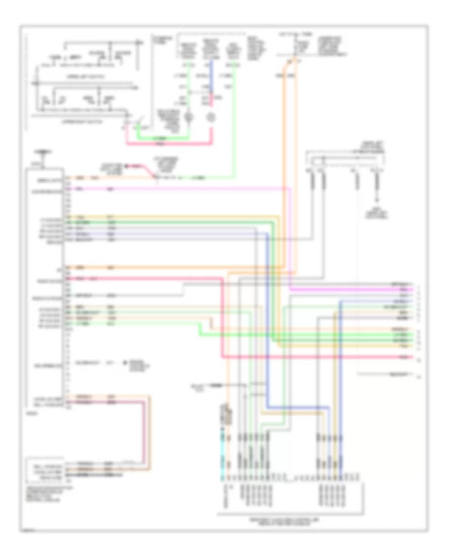 Base Radio Wiring Diagram 1 of 2 for Hummer H2 2004