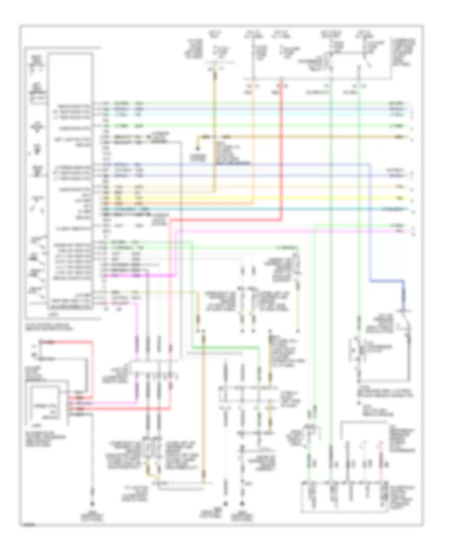 Электросхема кондиционера (1 из 2) для Hummer H2 2005