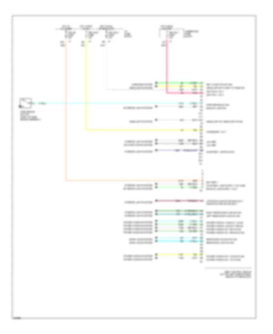 Body Control Modules Wiring Diagram (2 of 2) for Hummer H2 2005