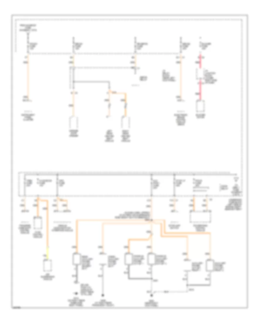 Power Distribution Wiring Diagram 2 of 6 for Hummer H2 2005