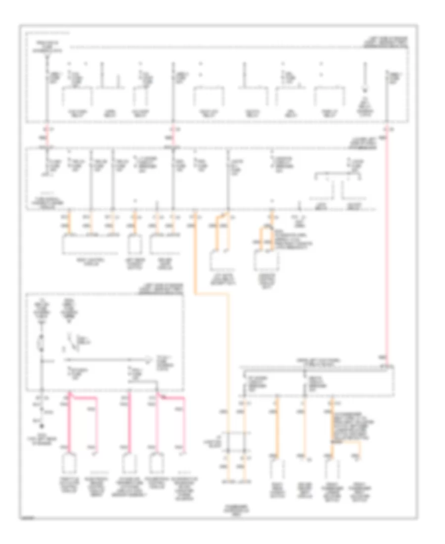 Power Distribution Wiring Diagram 3 of 6 for Hummer H2 2005