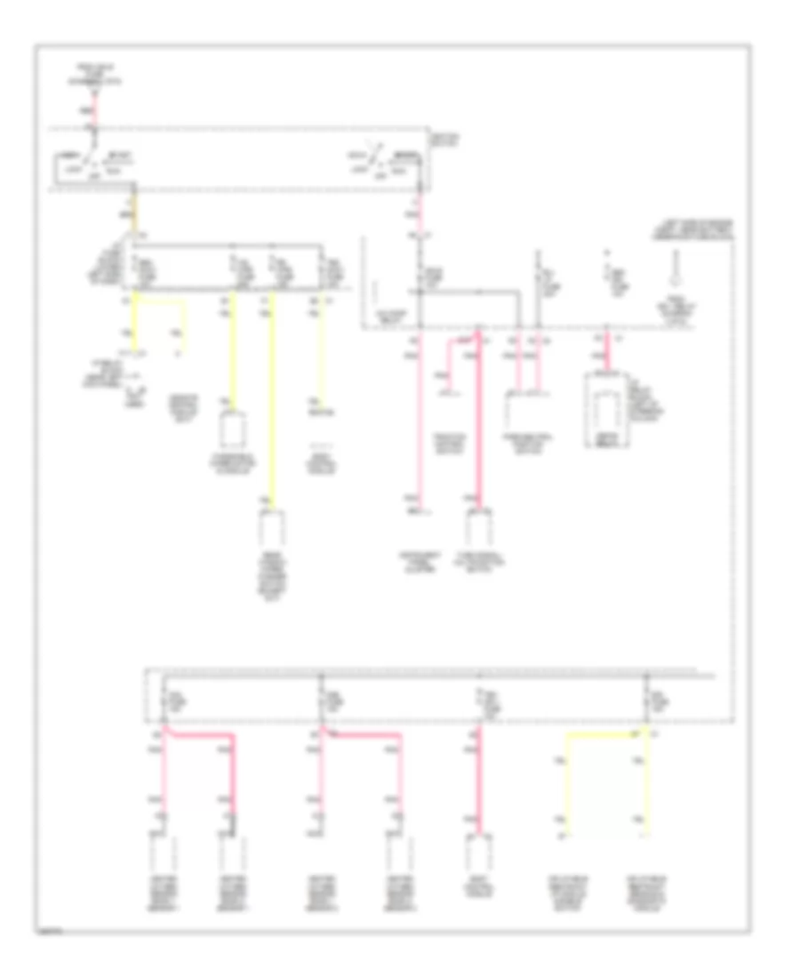 Power Distribution Wiring Diagram (6 of 6) for Hummer H2 2005