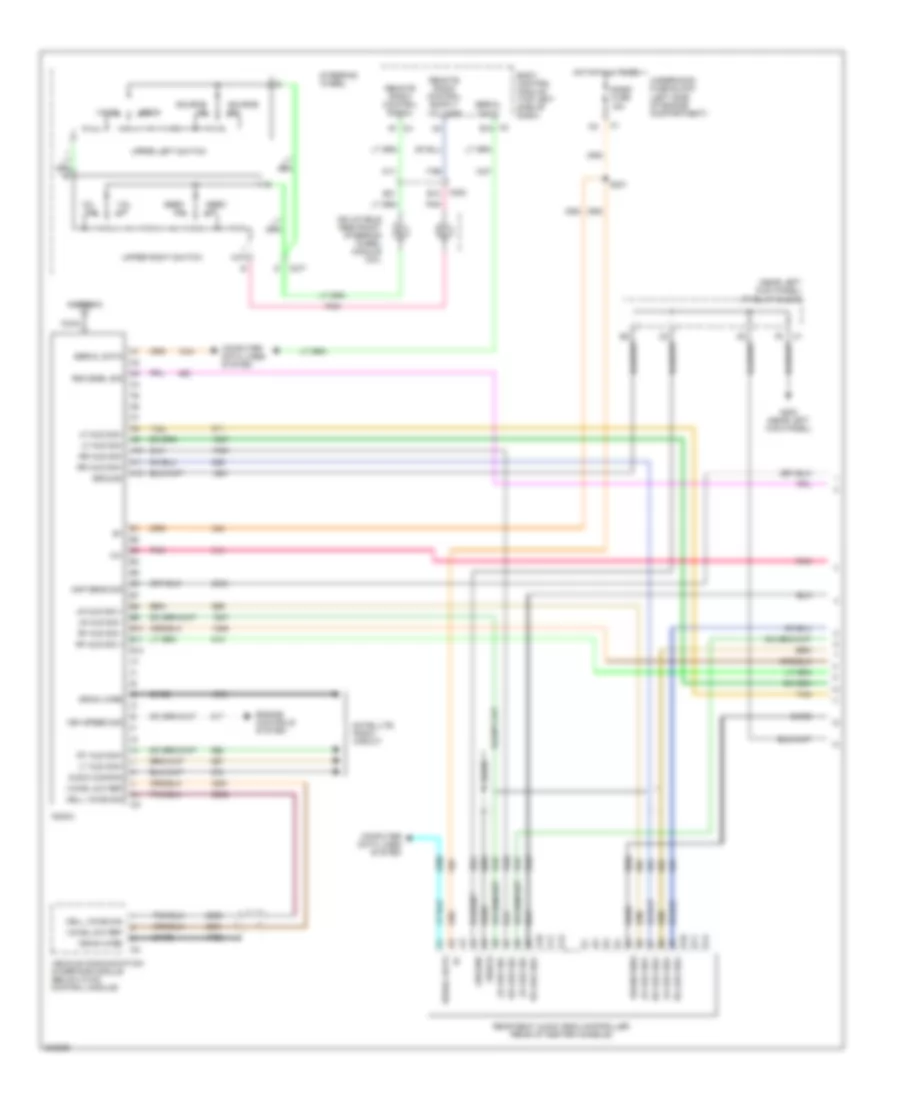 Radio Wiring Diagram 1 of 2 for Hummer H2 2005