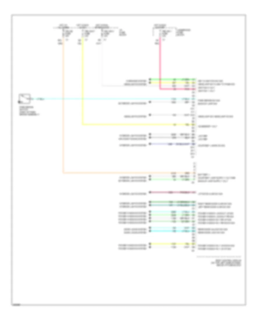 Body Control Modules Wiring Diagram 2 of 2 for Hummer H2 2006