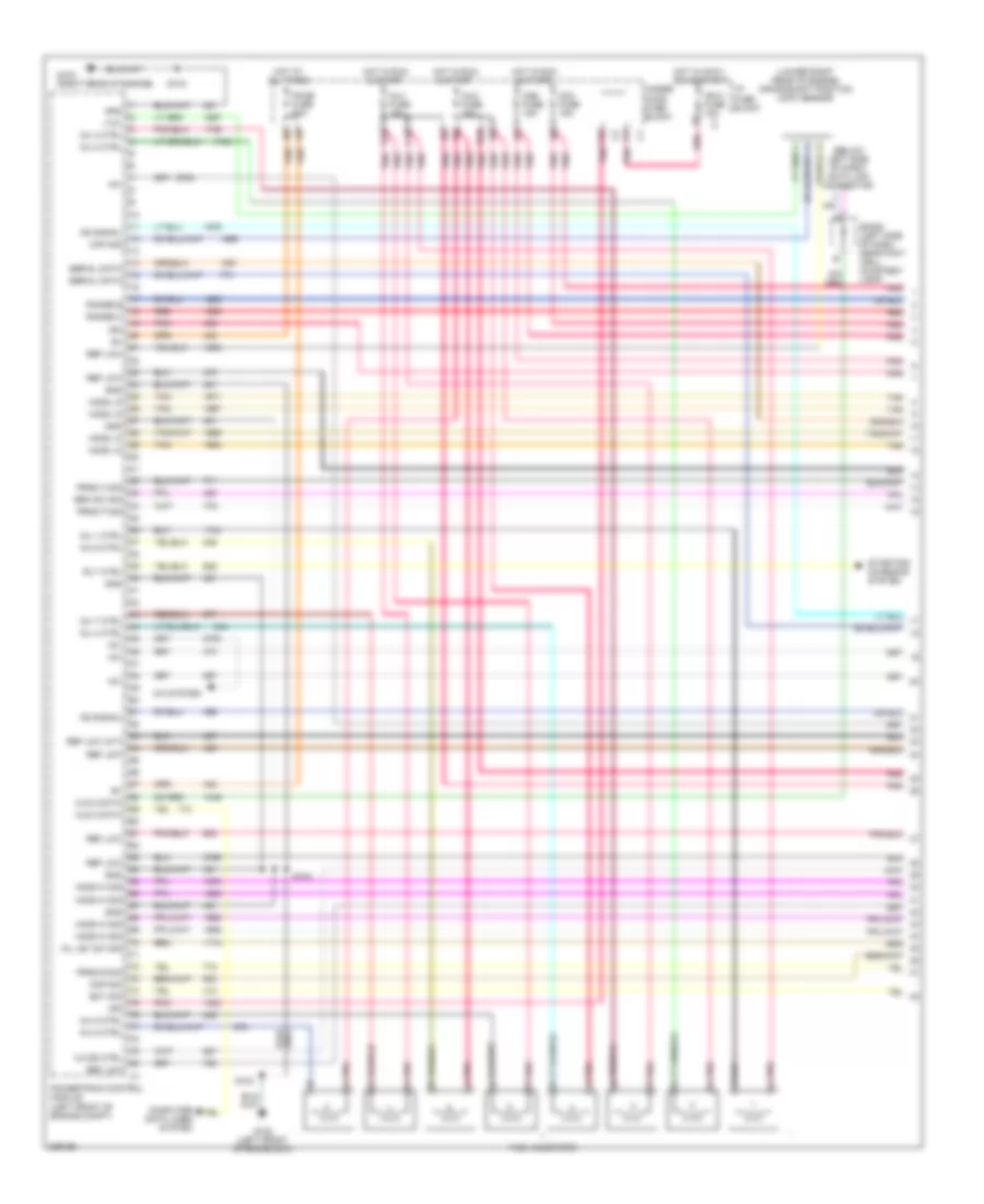 6 0L VIN U Engine Performance Wiring Diagram 1 of 5 for Hummer H2 2006