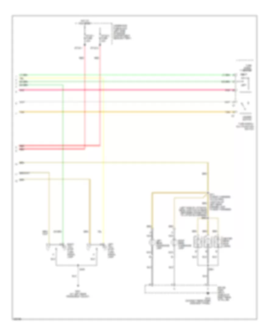 Exterior Lamps Wiring Diagram, SUV (3 of 3) for Hummer H2 2006