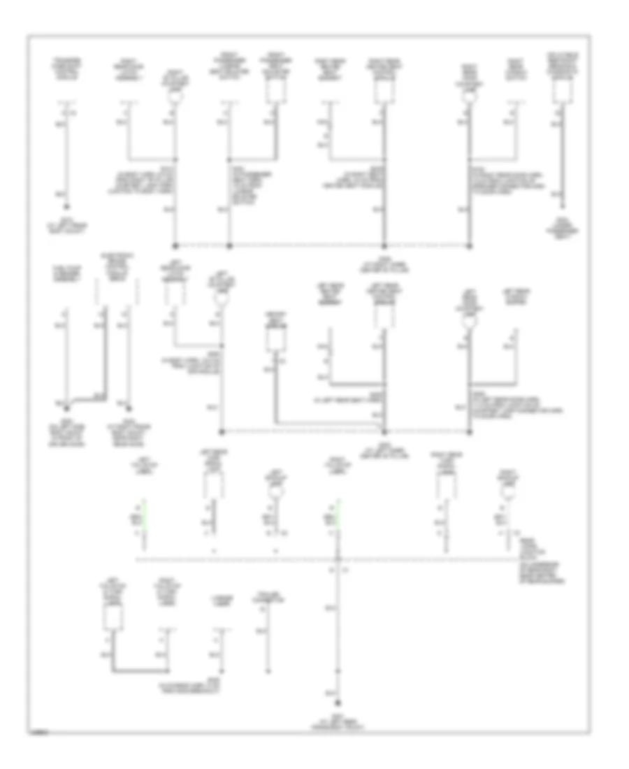Ground Distribution Wiring Diagram (2 of 5) for Hummer H2 2006