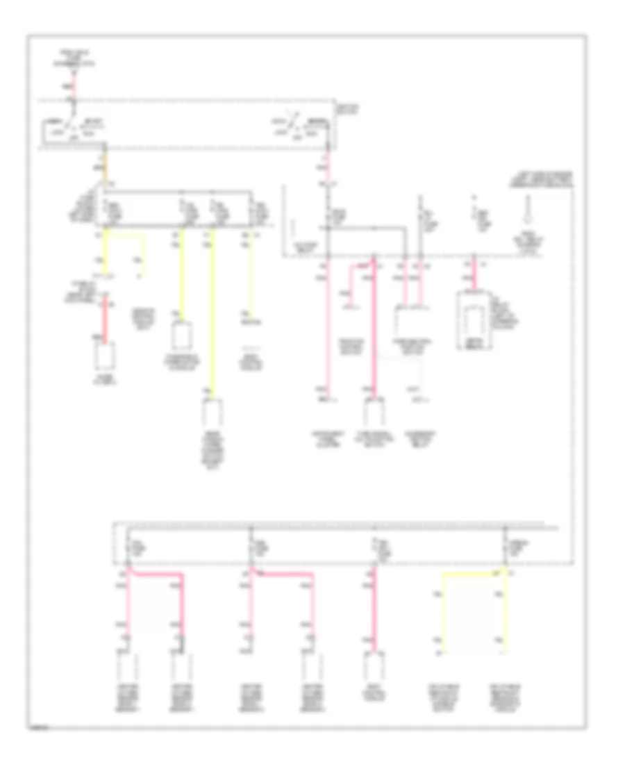 Power Distribution Wiring Diagram 6 of 6 for Hummer H2 2006
