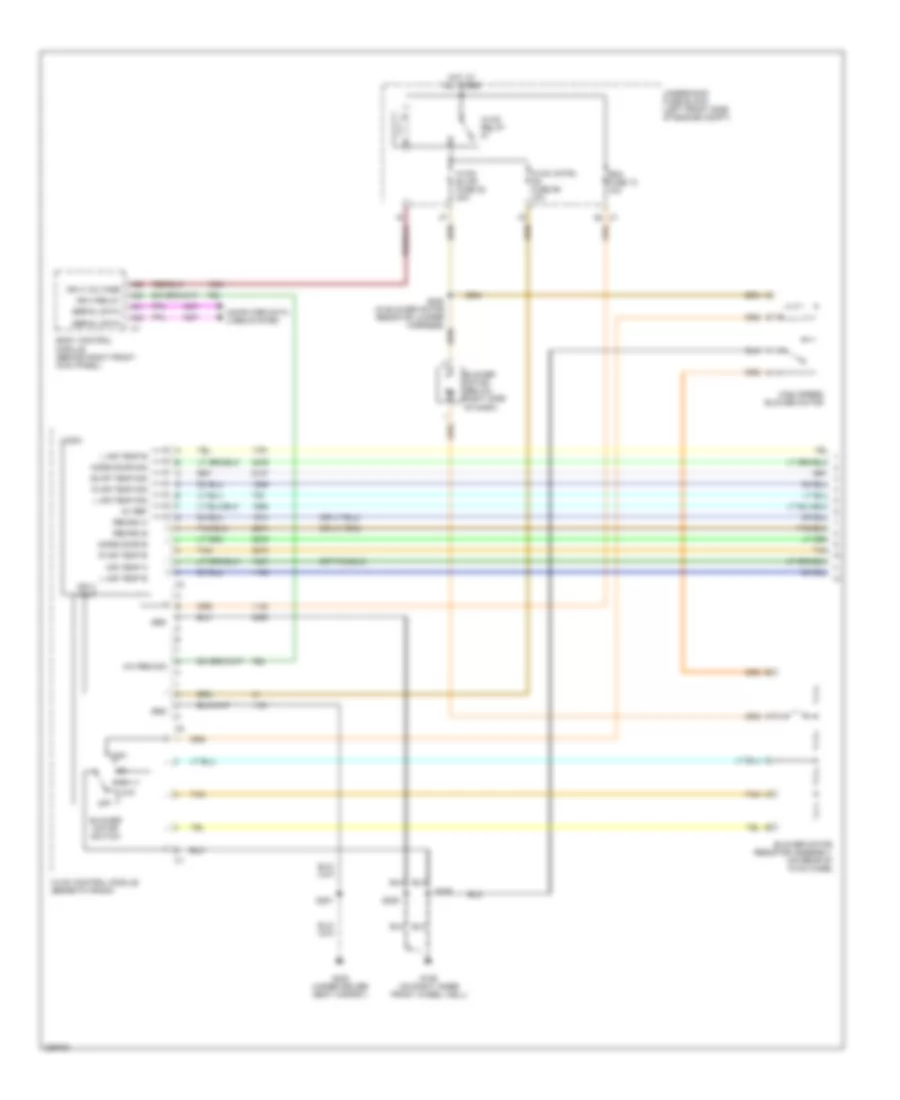 Manual A C Wiring Diagram 1 of 2 for Hummer H3 2006