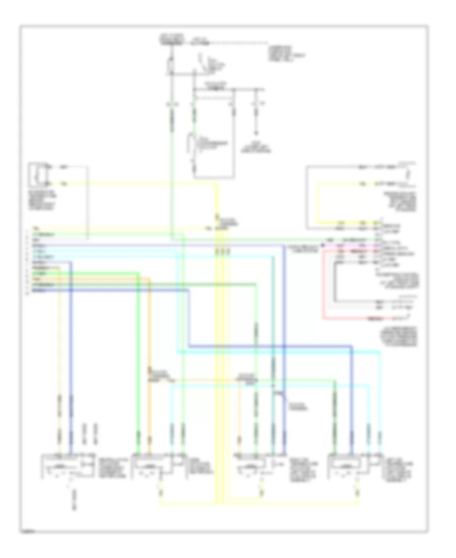 Manual A C Wiring Diagram 2 of 2 for Hummer H3 2006