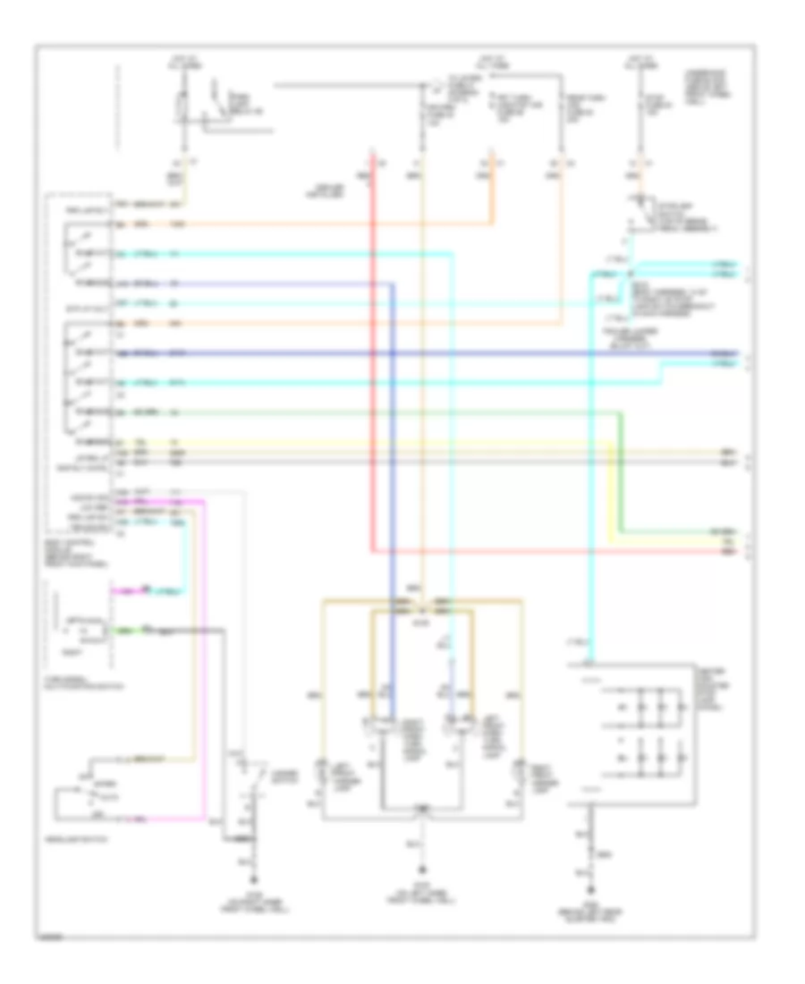 Exterior Lamps Wiring Diagram 1 of 3 for Hummer H3 2006