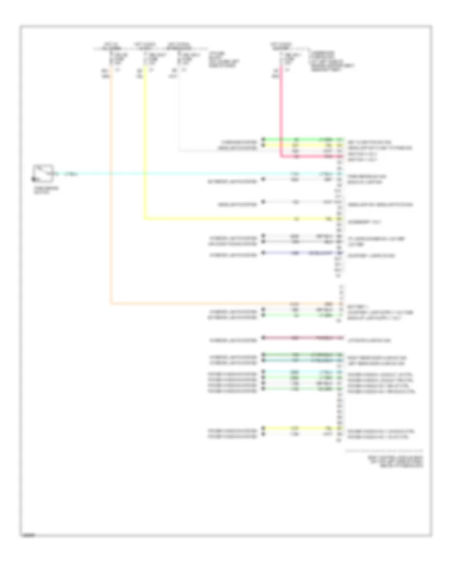 Body Control Modules Wiring Diagram 2 of 2 for Hummer H2 2007