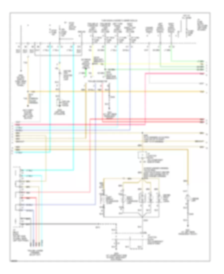 Exterior Lamps Wiring Diagram SUT 2 of 3 for Hummer H2 2007