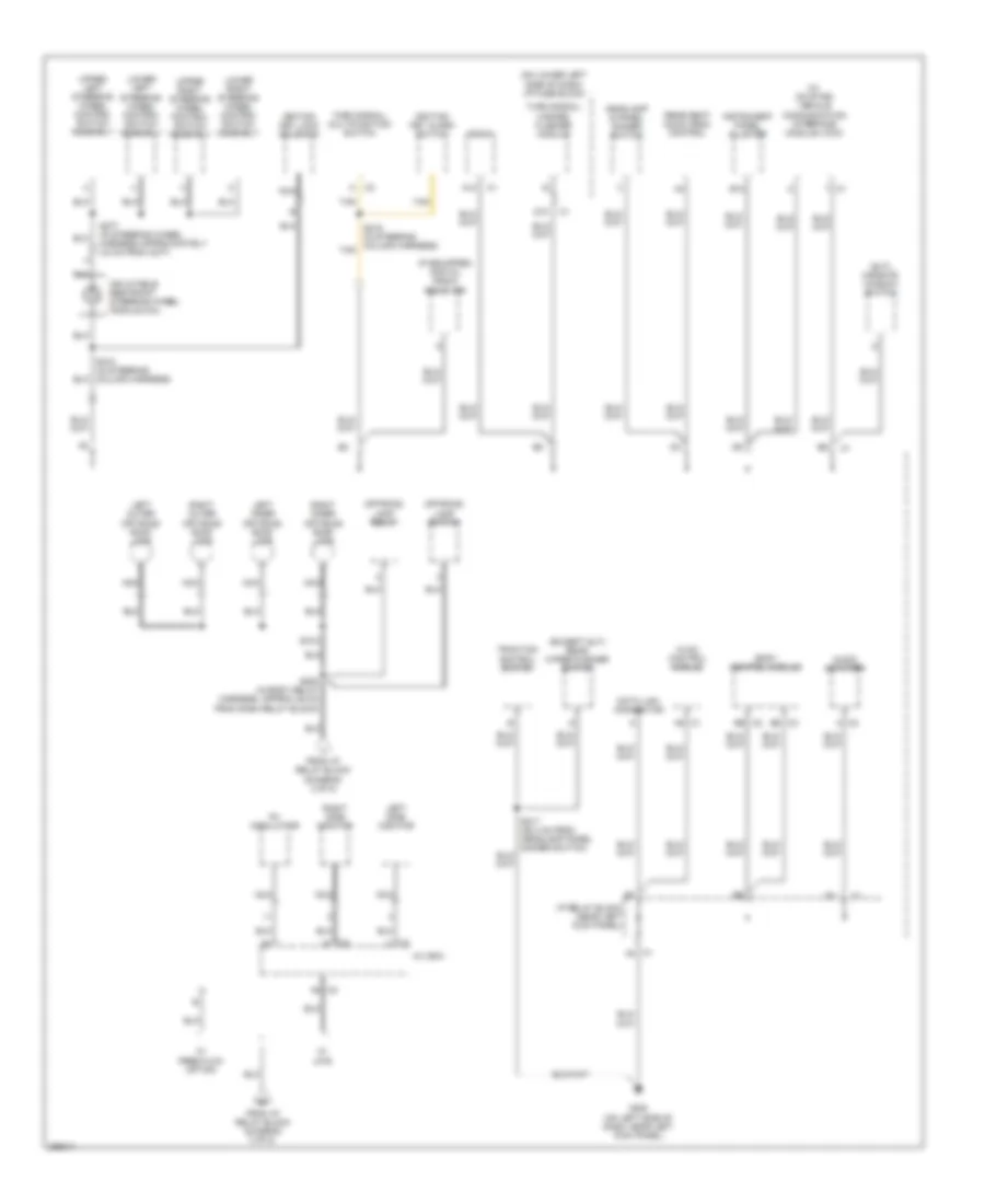Ground Distribution Wiring Diagram 4 of 5 for Hummer H2 2007