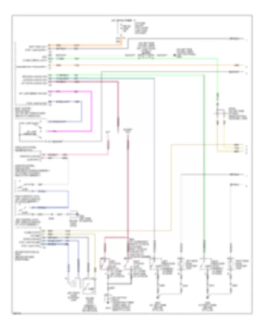 Courtesy Lamps Wiring Diagram 1 of 3 for Hummer H2 2007