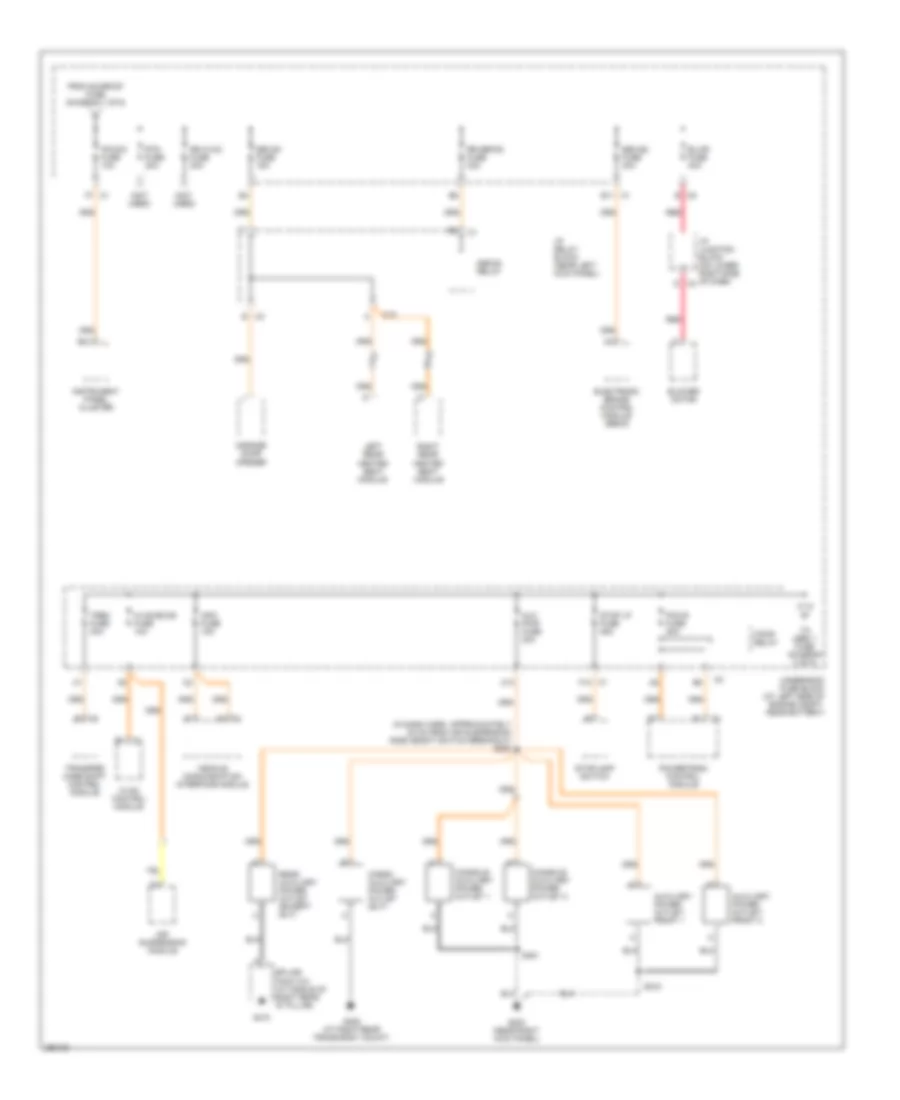 Power Distribution Wiring Diagram (2 of 6) for Hummer H2 2007