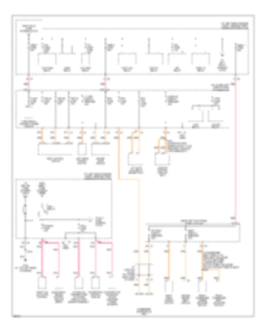 Power Distribution Wiring Diagram 3 of 6 for Hummer H2 2007