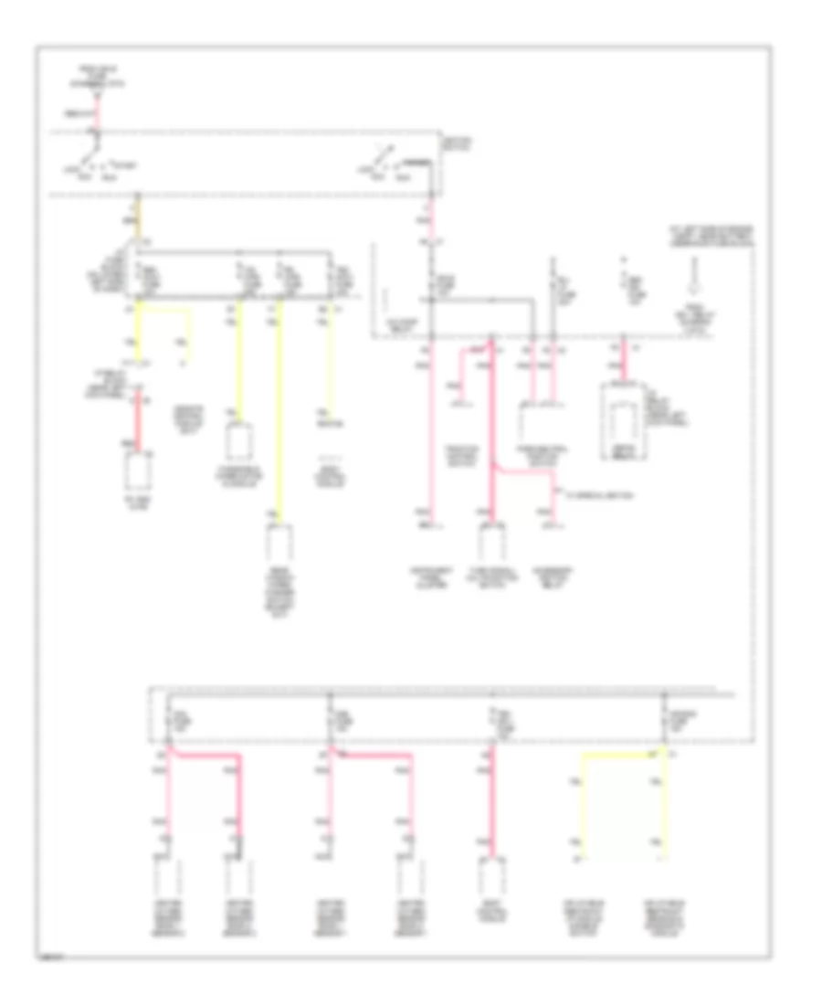 Power Distribution Wiring Diagram 6 of 6 for Hummer H2 2007