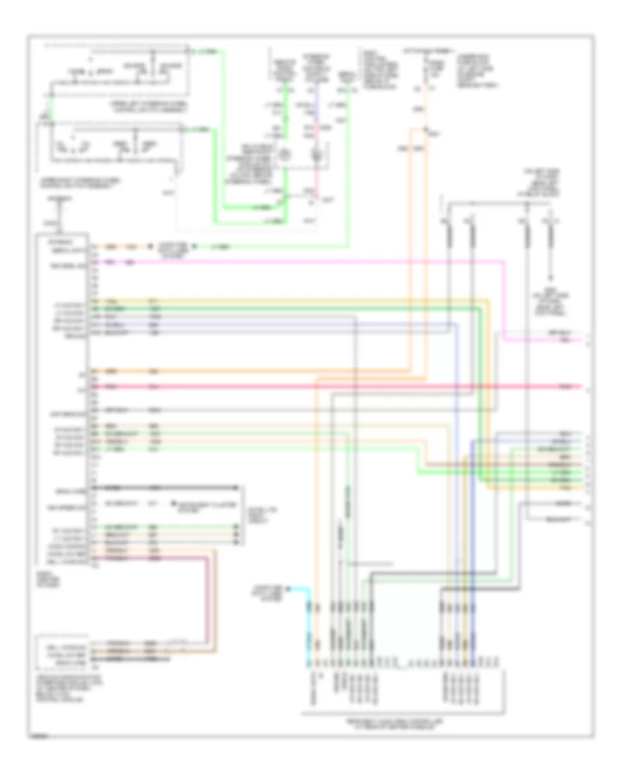 Radio Wiring Diagram 1 of 2 for Hummer H2 2007