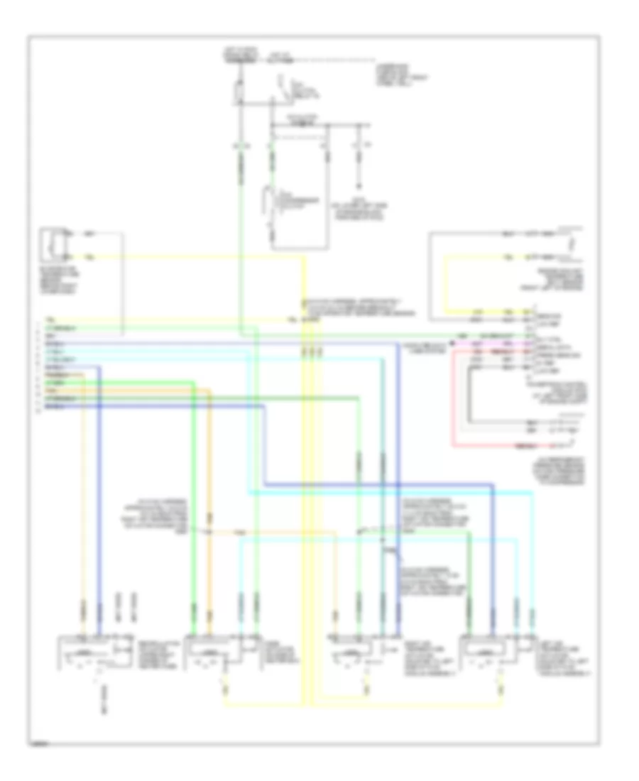 Manual A C Wiring Diagram 2 of 2 for Hummer H3 2007
