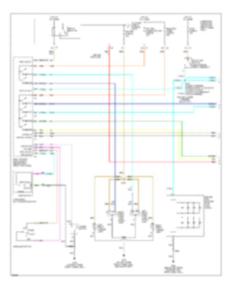 Exterior Lamps Wiring Diagram 1 of 3 for Hummer H3 2007