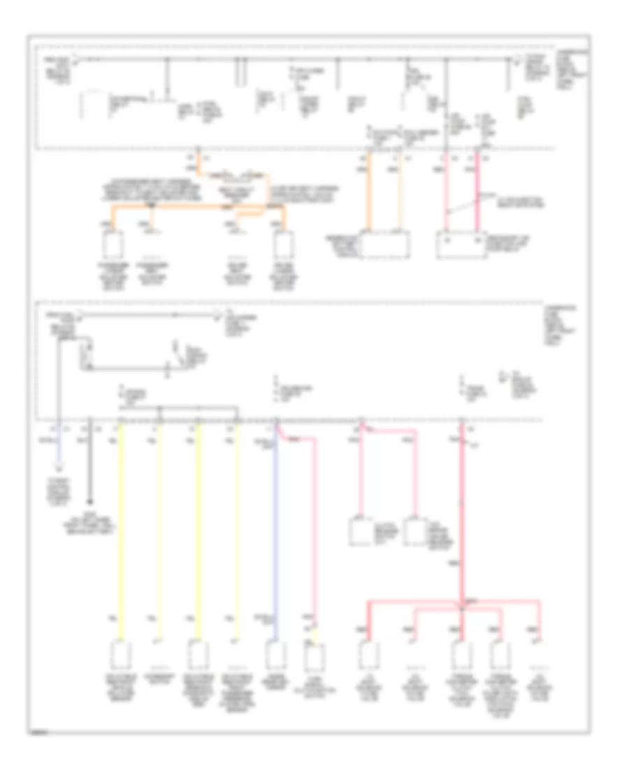 Power Distribution Wiring Diagram 2 of 4 for Hummer H3 2007