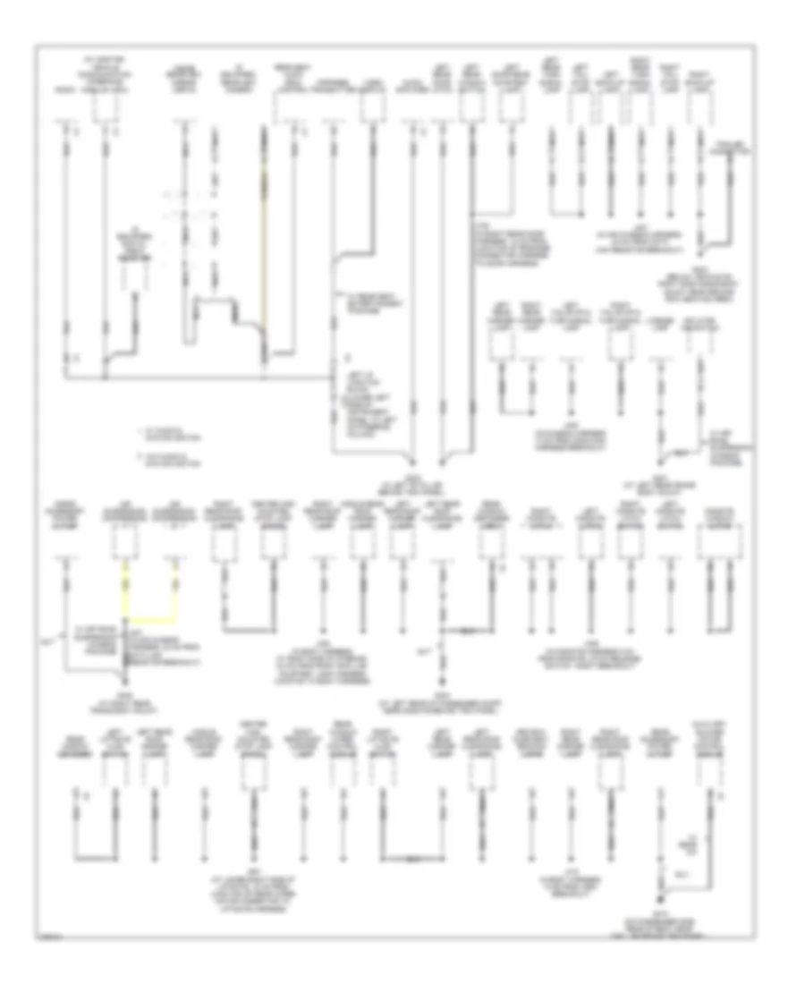 Ground Distribution Wiring Diagram 3 of 3 for Hummer H2 2008