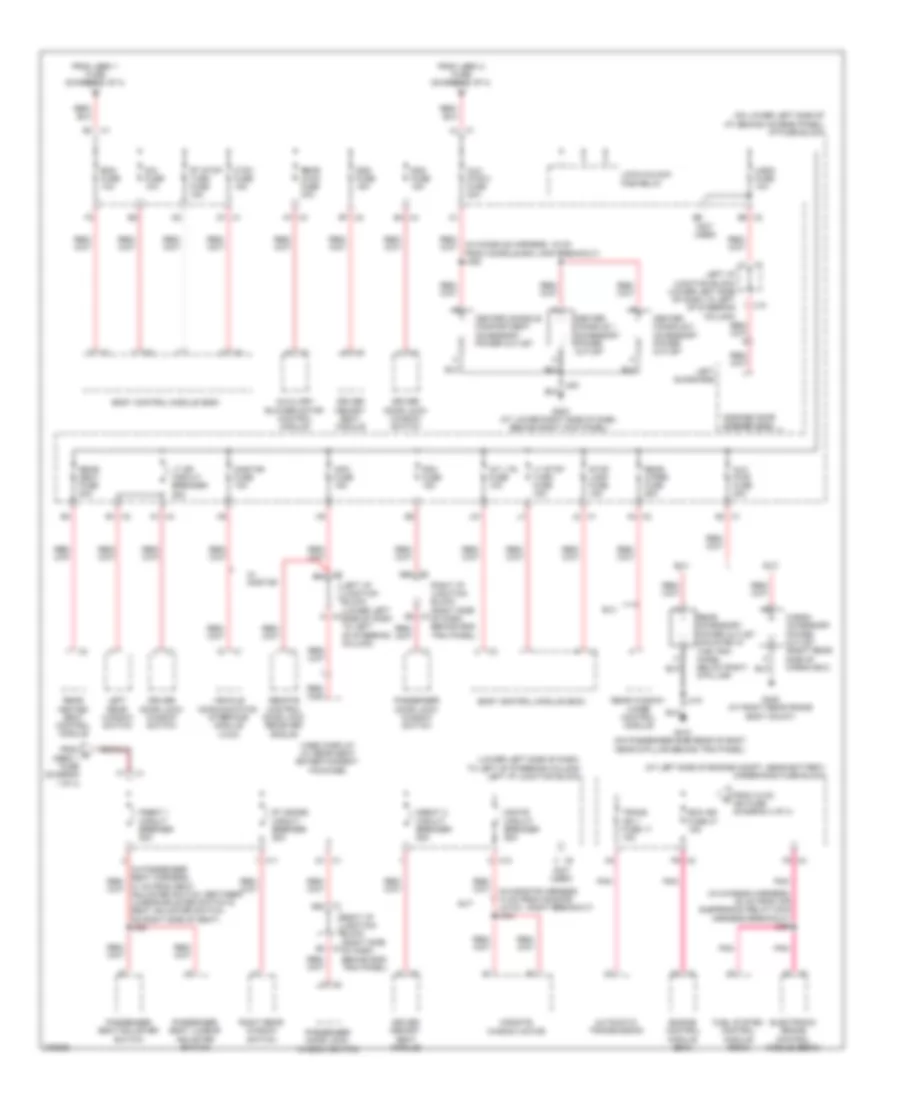 Power Distribution Wiring Diagram 2 of 4 for Hummer H2 2008