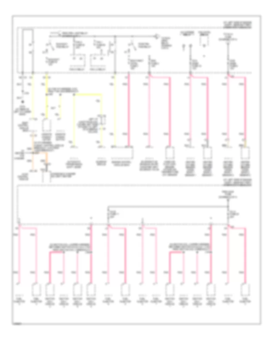 Power Distribution Wiring Diagram 3 of 4 for Hummer H2 2008