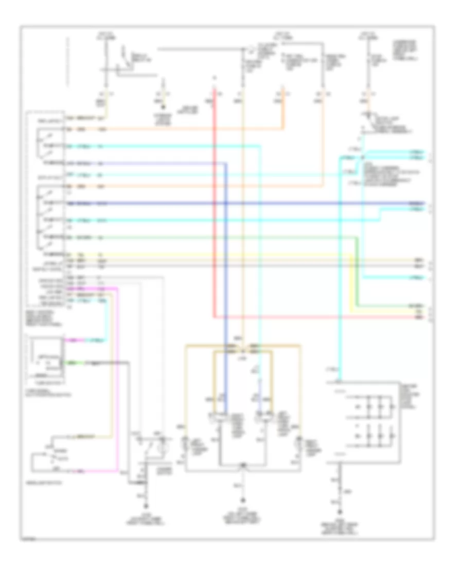 Exterior Lamps Wiring Diagram 1 of 3 for Hummer H3 2008