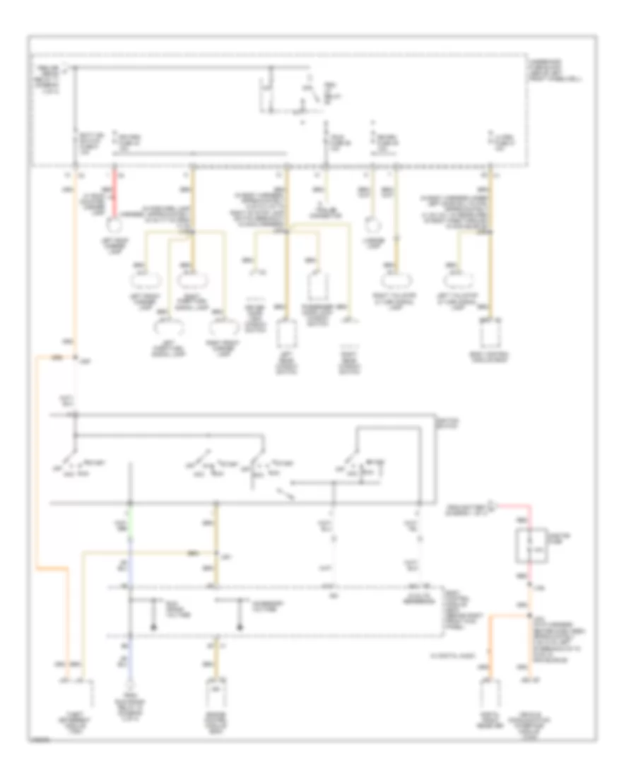 Power Distribution Wiring Diagram 4 of 4 for Hummer H3 2008