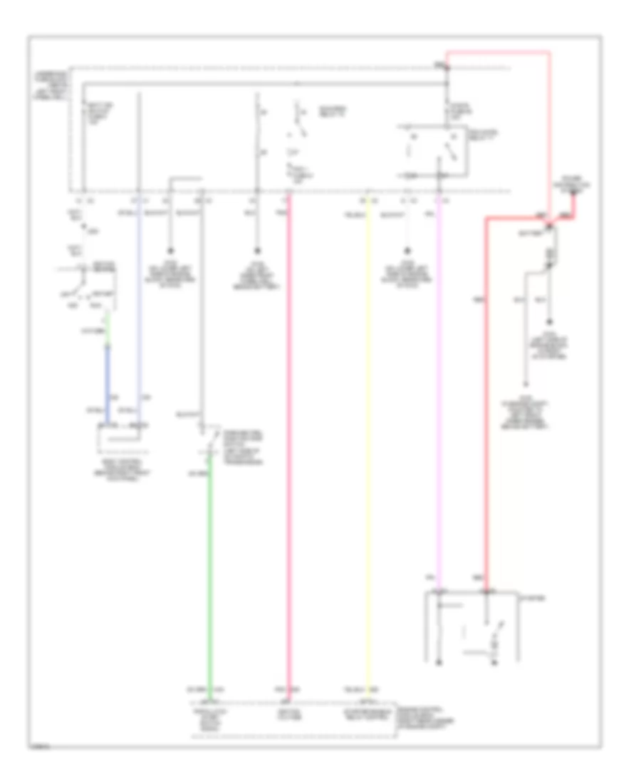 Starting Wiring Diagram, AT for Hummer H3 2008