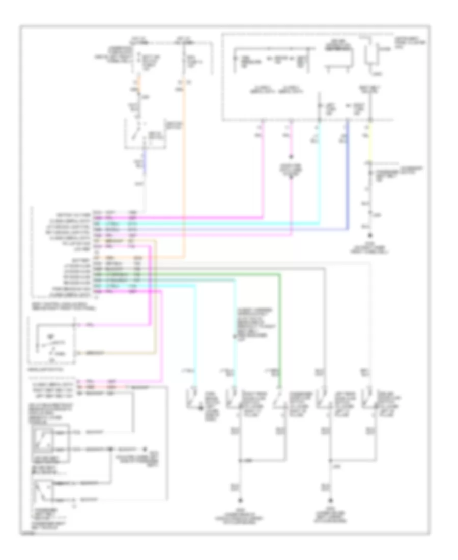 Warning Systems Wiring Diagram for Hummer H3 2008