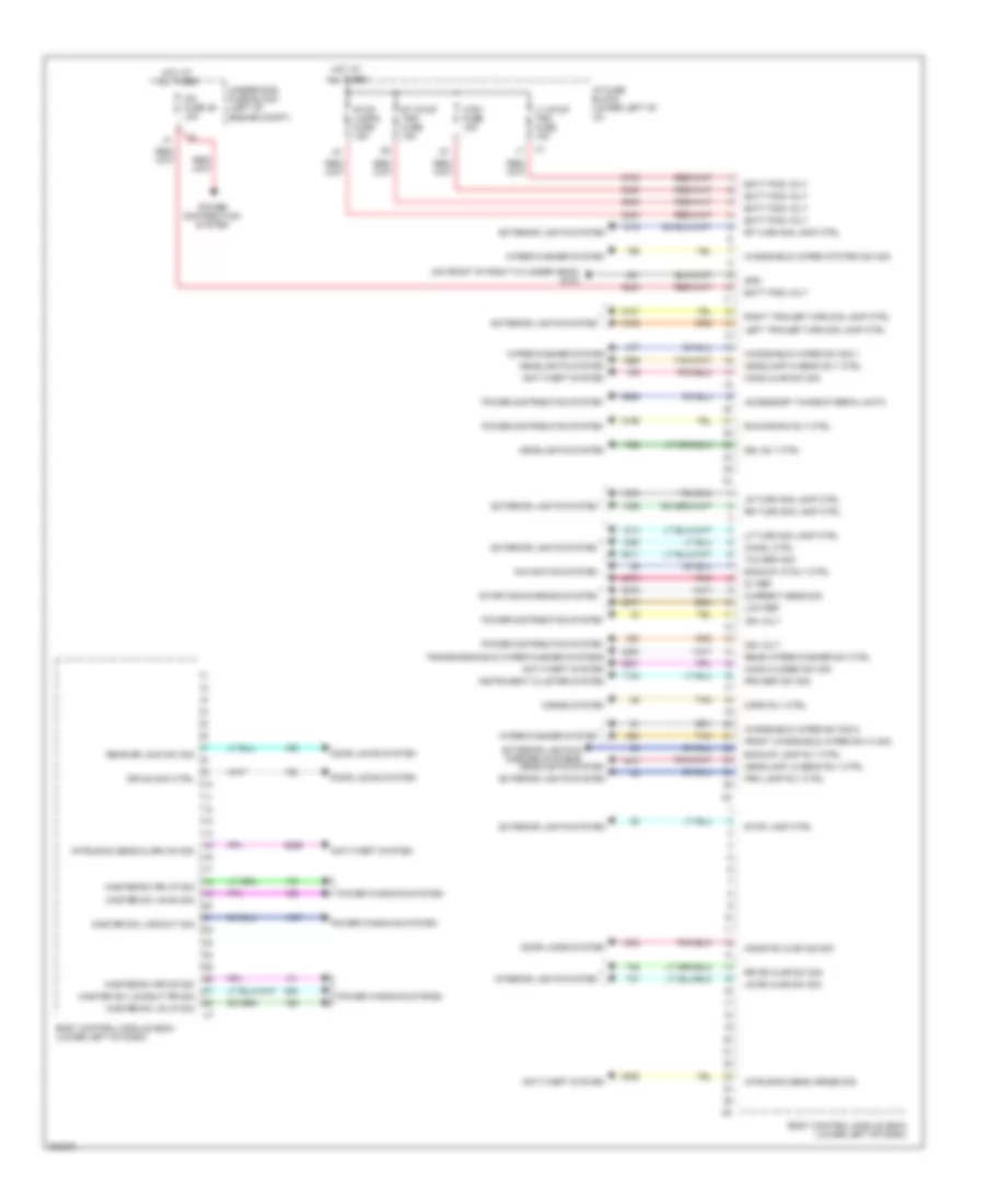 Body Control Modules Wiring Diagram 2 of 2 for Hummer H2 2009