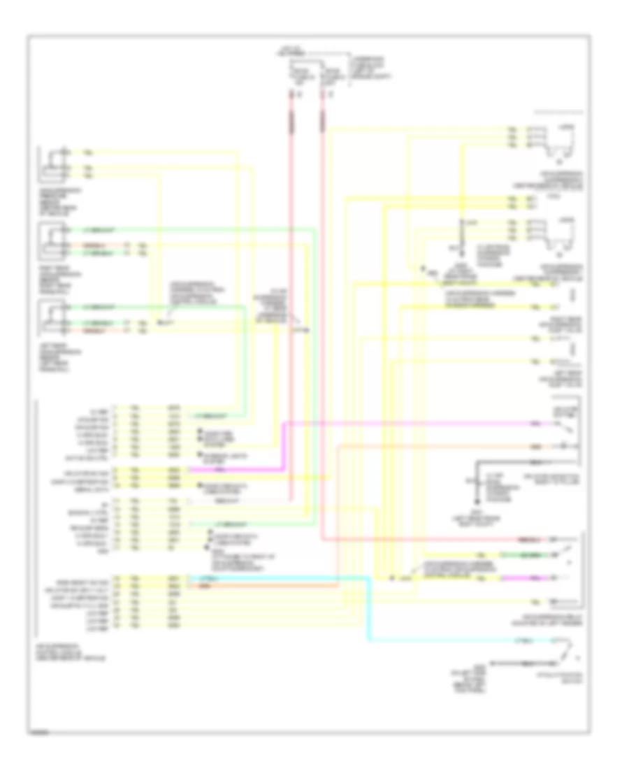 Electronic Suspension Wiring Diagram for Hummer H2 2009