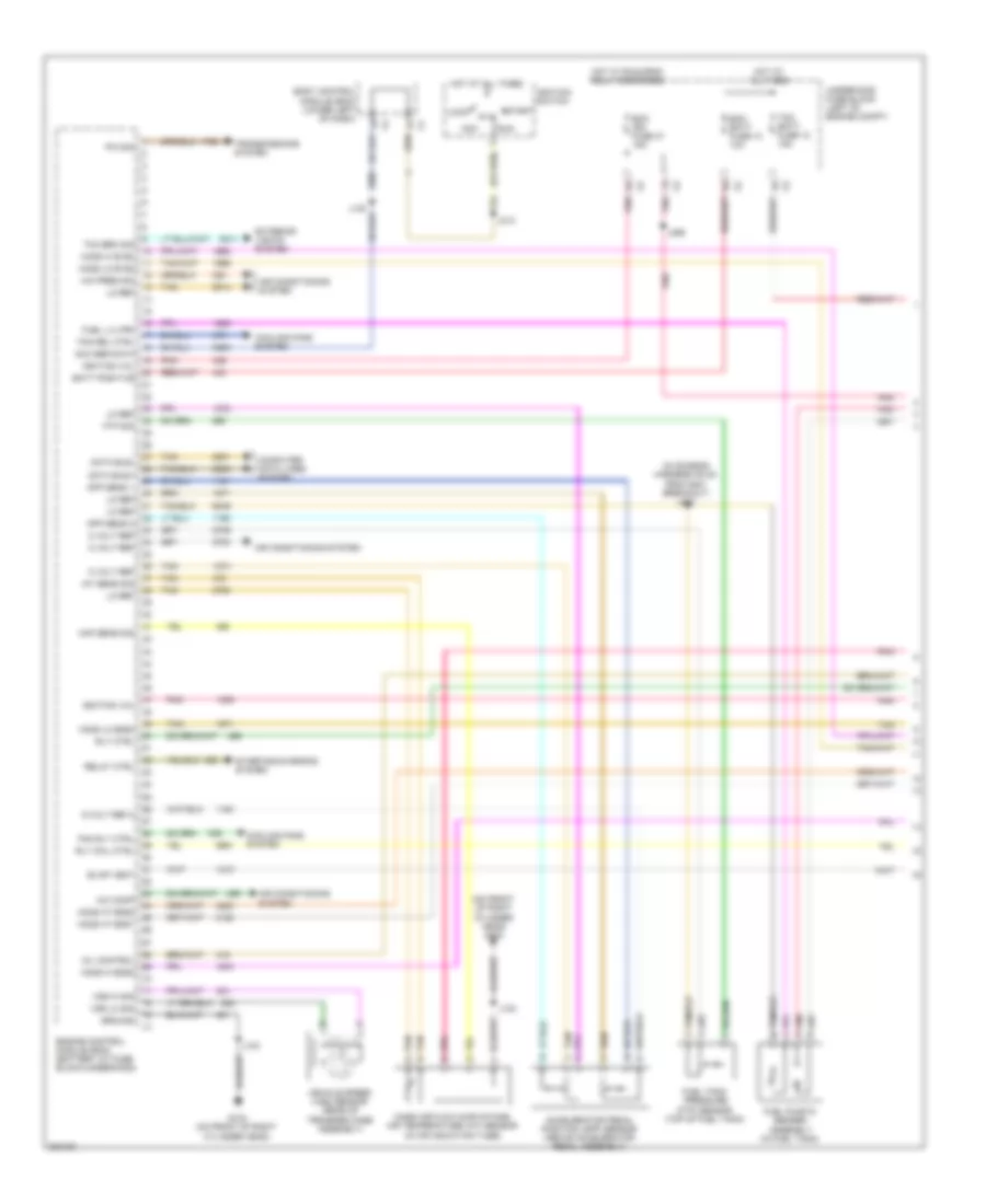 6 2L VIN 2 Engine Performance Wiring Diagram 1 of 5 for Hummer H2 2009