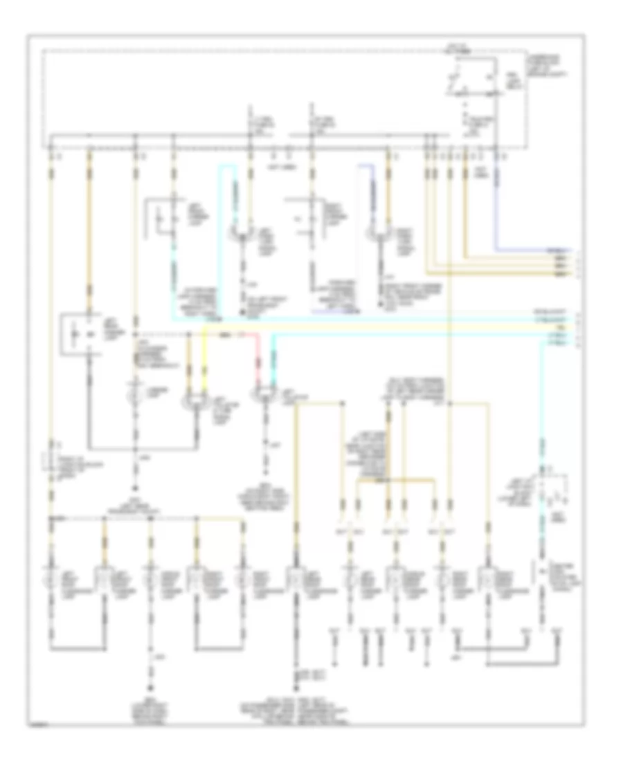 Exterior Lamps Wiring Diagram 1 of 2 for Hummer H2 2009