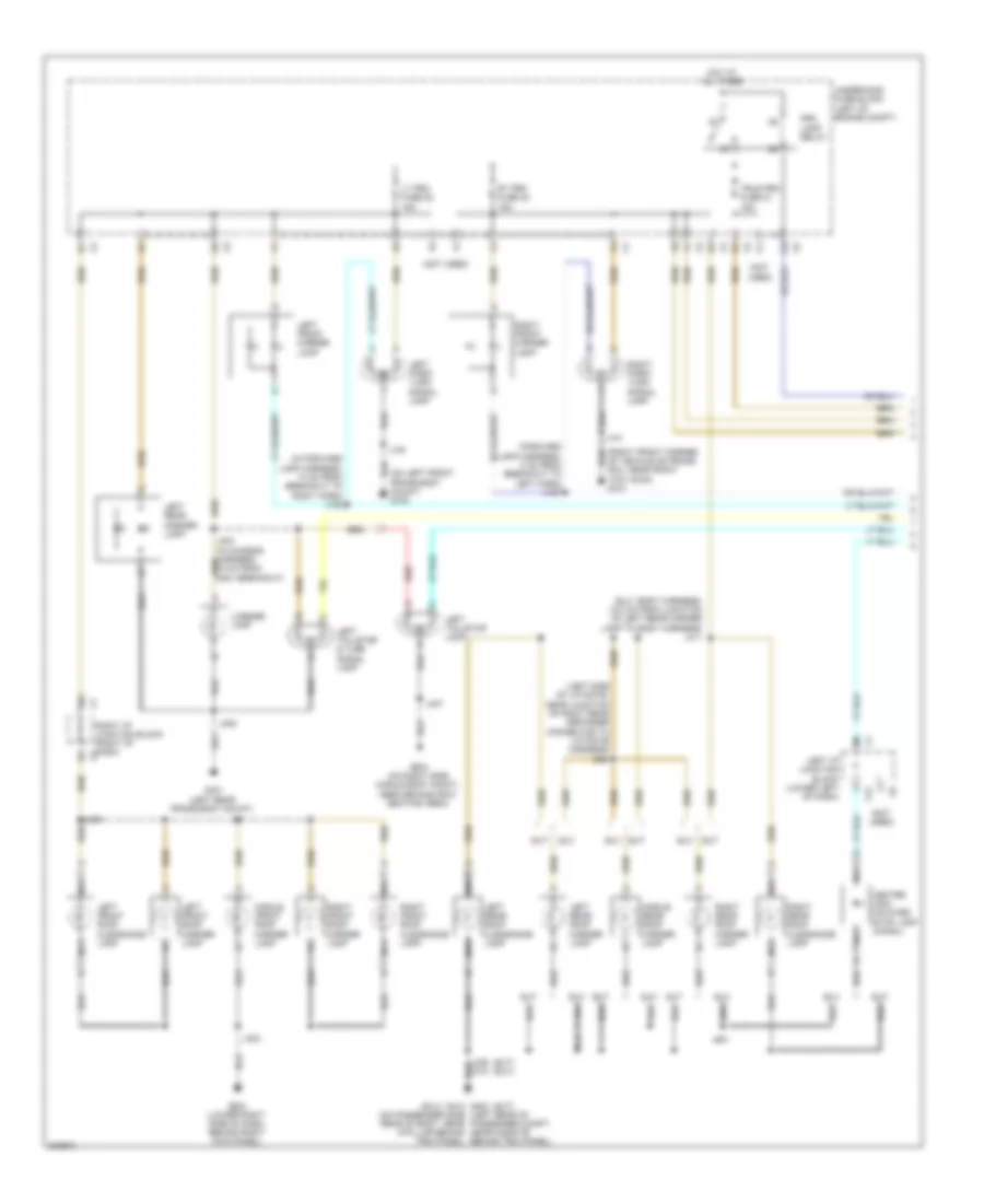 Exterior Lamps Wiring Diagram (1 of 2) for Hummer H2 2009