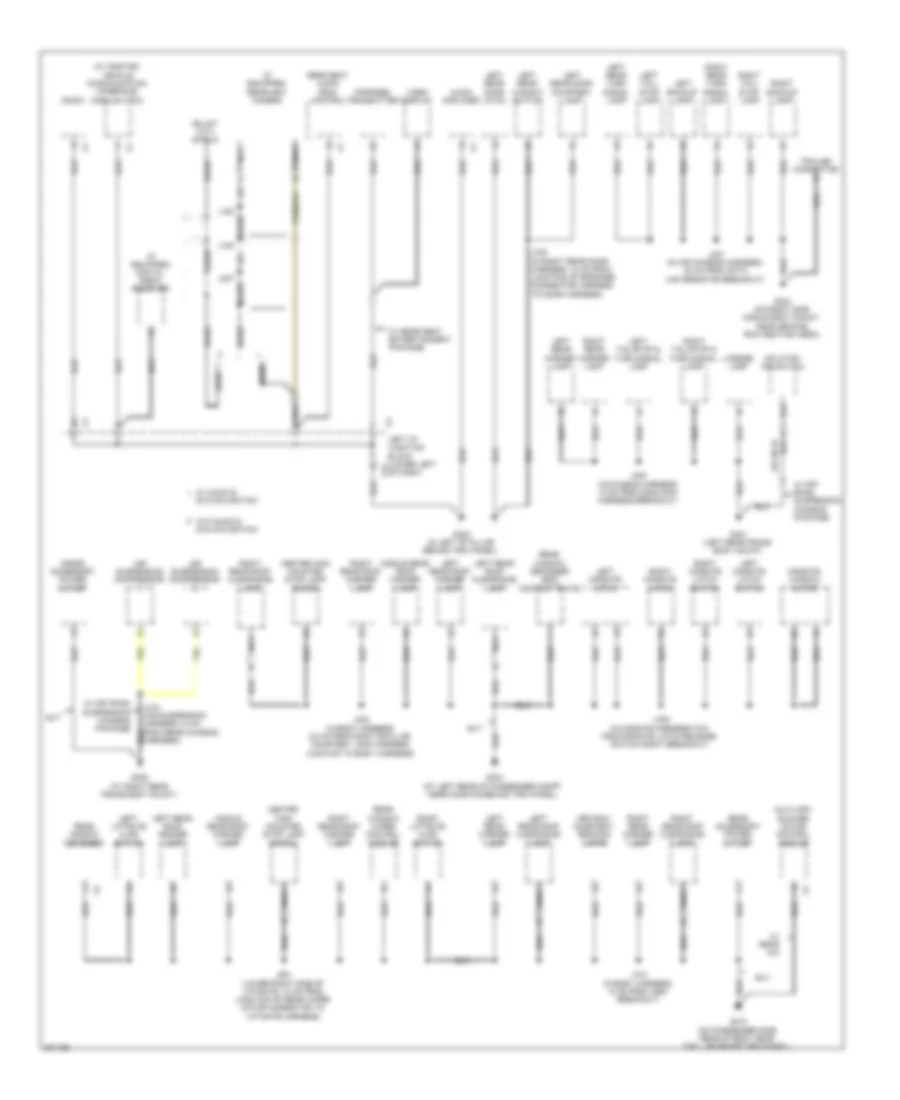 Ground Distribution Wiring Diagram 3 of 3 for Hummer H2 2009