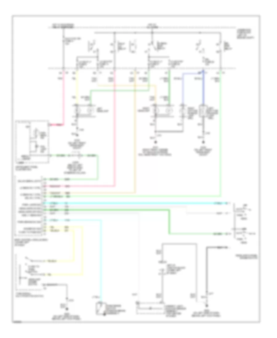 Headlights Wiring Diagram for Hummer H2 2009