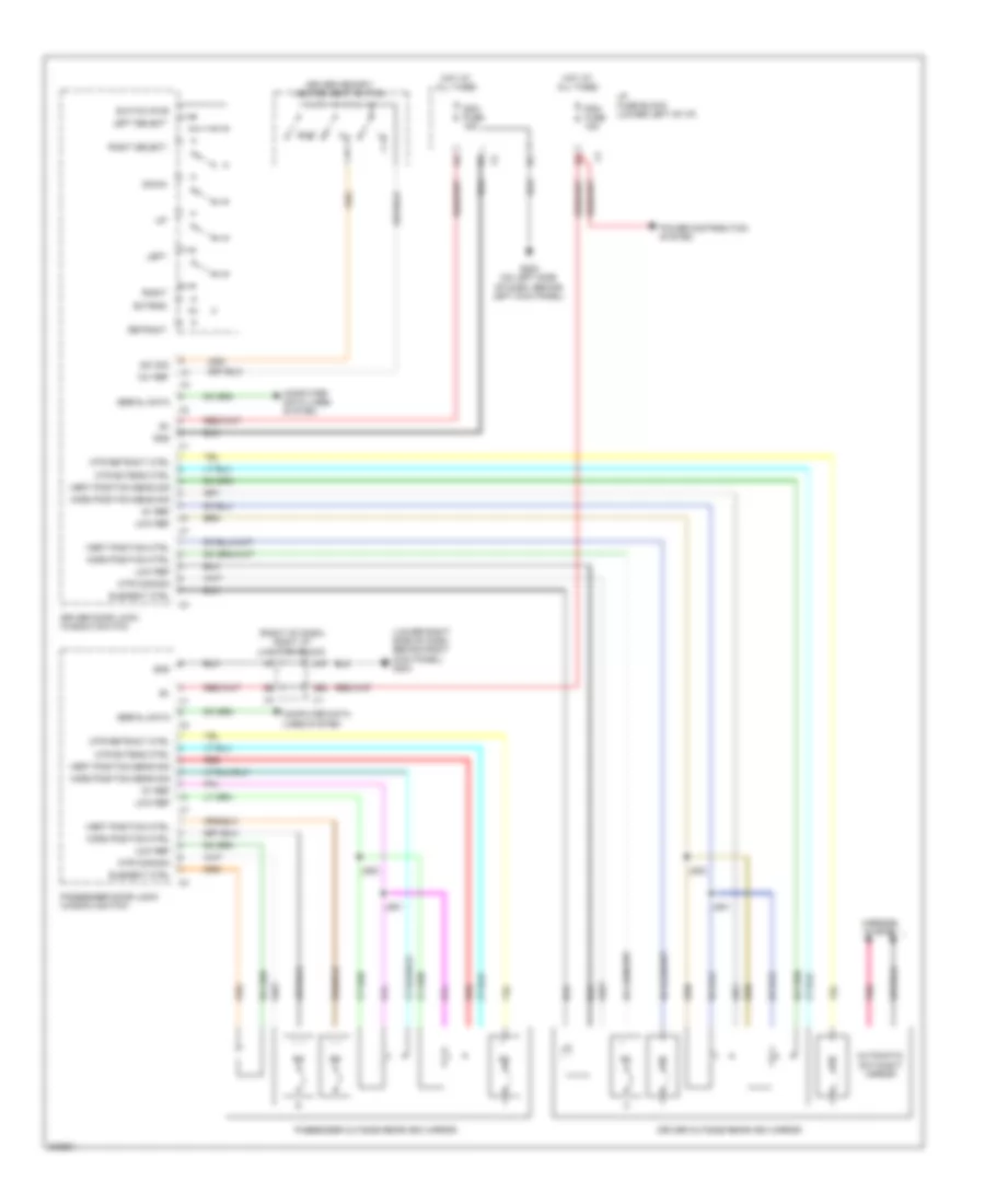 Memory Mirrors Wiring Diagram for Hummer H2 2009