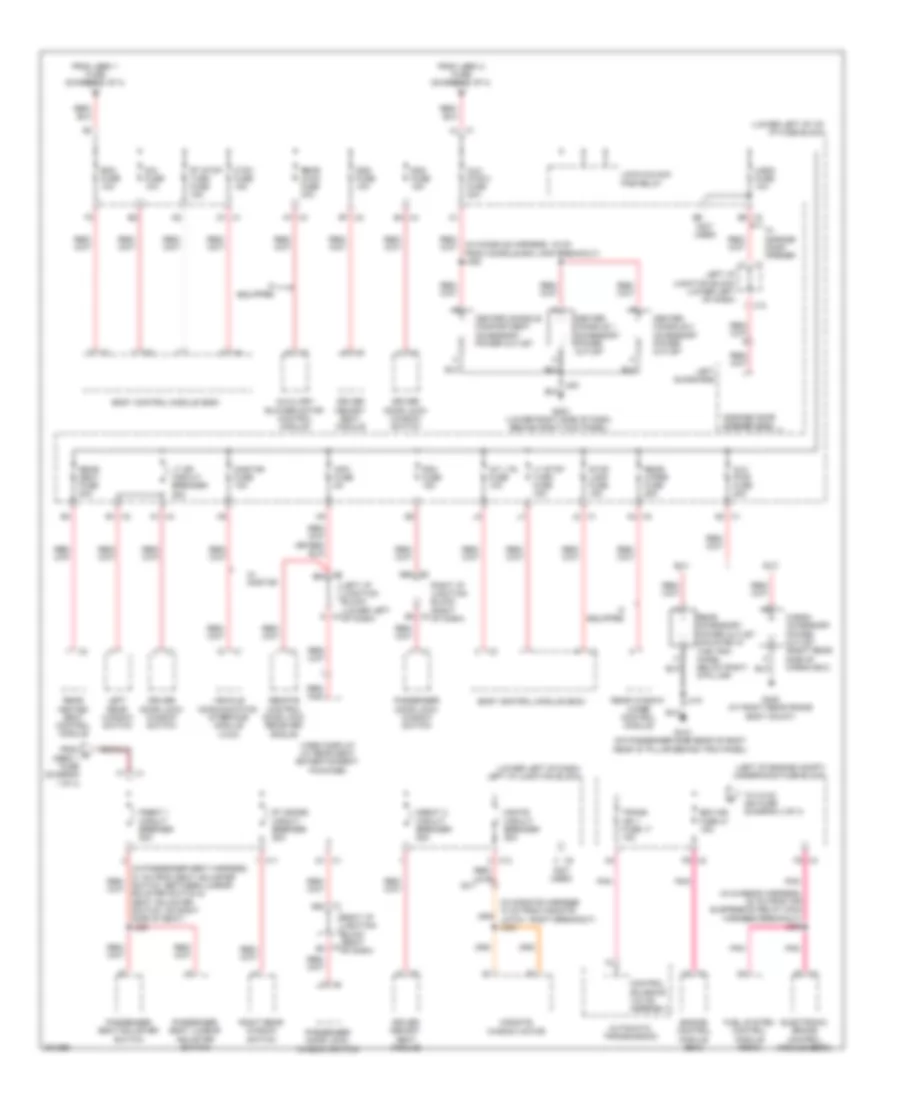 Power Distribution Wiring Diagram 2 of 4 for Hummer H2 2009