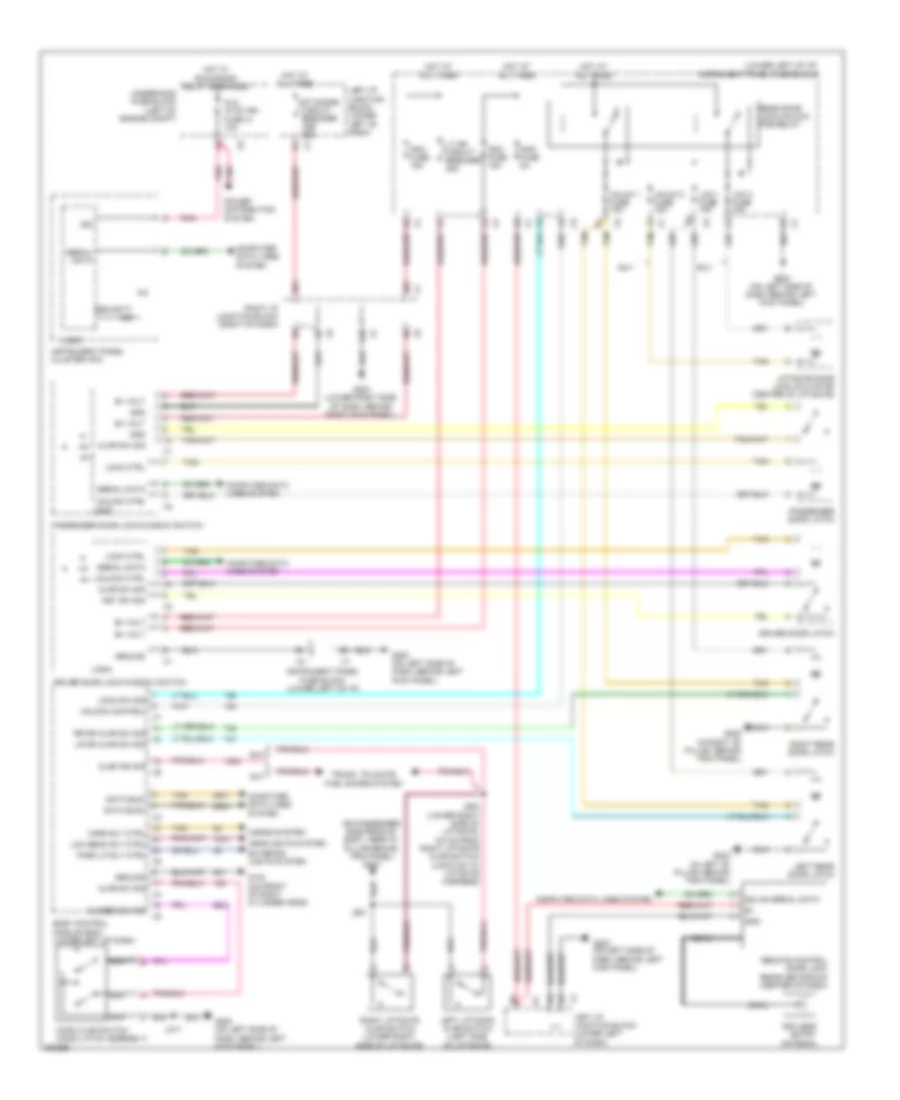 Power Door Locks Wiring Diagram for Hummer H2 2009