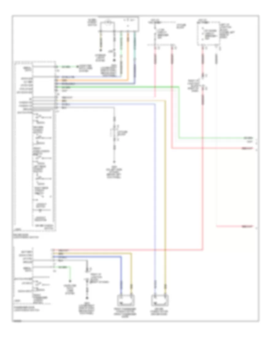 Power Windows Wiring Diagram 1 of 2 for Hummer H2 2009