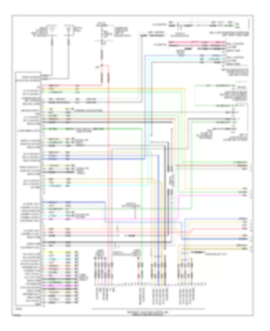 Radio Wiring Diagram with Surround Amplifier 1 of 2 for Hummer H2 2009